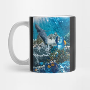 Hiking underwater Mug